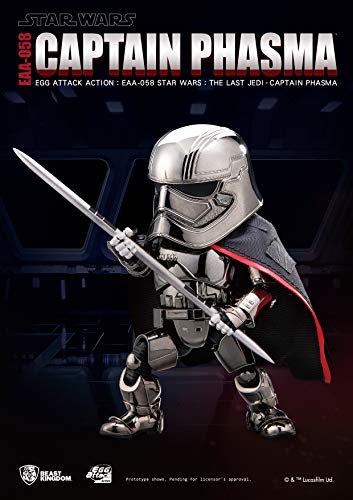 Beast Kingdom Star Wars The Last Jedi: Egg Attack Action Eaa-058 Captain Phasma Action Figure #TOP3