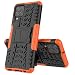 PIXFAB For Samsung Galaxy M32 / Samsung A22 4G Shockproof Case, Hybrid [Tough] Rugged Armor Protective Cover, Phone Case Cover With Built-in [Kickstand For Samsung Galaxy M32 / A22 4G Orange