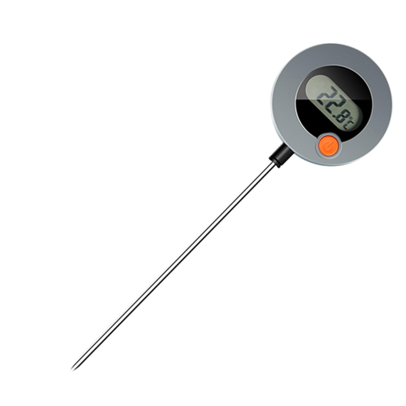 IMIKEYA 2 Piezas Termómetro De Alimentos Digital Agua Azúcar Líquidos Cocina Freír Higrómetro Sonda De Alimentos Sonda De Temperatura De Carne Sonda Digital De Alimentos Termómetro Para