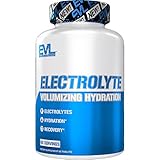 Evlution Nutrition Volumizing Electrolyte Hydration Tablets - Rapid Rehydration Supplement - Recharge and Recover - Contains 8 Key Electrolytes - Vegan, Gluten-Free, and Keto Friendly - 60 Servings