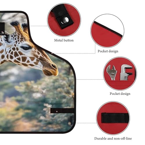 Delantal Giraffe High Neck para hombres y mujeres miniatura 3