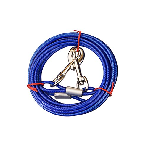 Pet Dog Puppy Garden Camping Outdoor Tie Out Lead Leash Exte