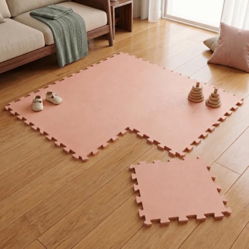 LittleTom Spielmatte Baby Puzzlematte - 9 Teile je 30x30 cm Krabbelmatte 90x90 cm Bodenmatte Kinder - Puzzle Teppich Kinderzimmer - EVA Schaumstoff Bodenschutzmatte Spielteppich Spiel Matte - BPA-frei