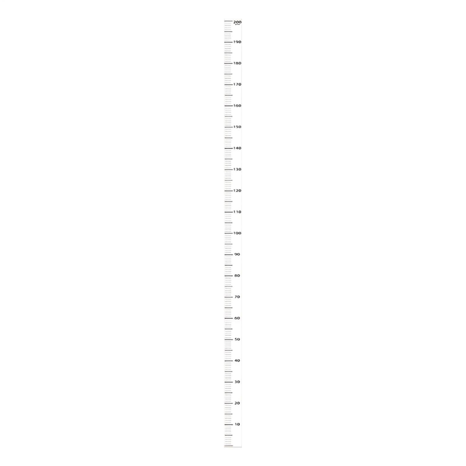 Kids Height Wall Chart Sticker | 0-200cm Waterproof Adhesive Growth Chart with Removable Design | Height Measure Tool for Kids Boys Girls Nursery Bedroom Playroom Kindergarten Wall Decor — view 9