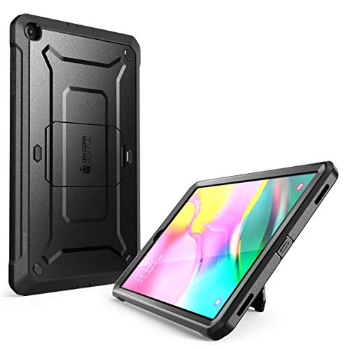Supcase Unicorn Beetle Pro Series Case Designed For Galaxy Tab A 10.1 (2019 Release), Full-Body Rugged Heavy Duty Protective Tablet Case With Built-In Screen Protector (Black) #TOP2