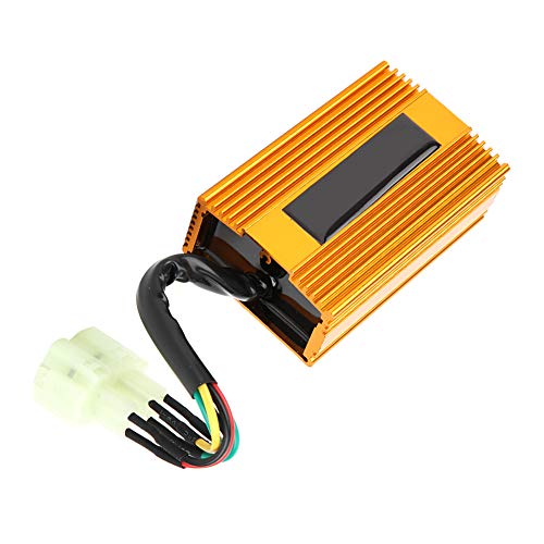 Aramox 6 pinos CDI, Racing 6 pinos 2 plugue oval AC CDI para GY6 125CC 150CC 200CC 250CC ATV Quad Go