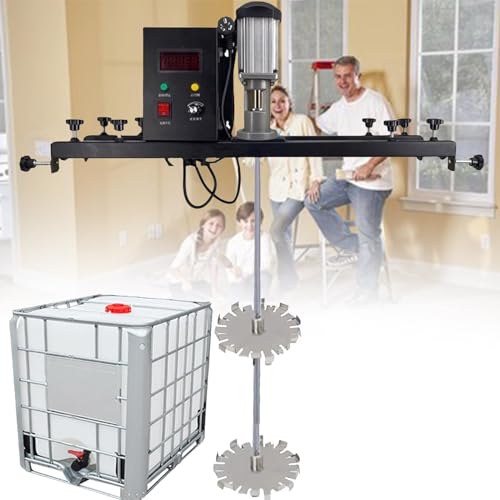 Commercial Pneumatic Paint Mixer Agitator, Heavy-Duty Paint Stirring Machine, Professional Paint Mixing Equipment for Ink Dissolver and Viscosity Control