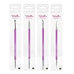 Kit 4 Instrumentos Podologia Manicure Unha inox Arte Sedução 15 41PQBnDiWQL