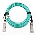 Elfcam® - 1m/3.28ft Active Optical Cable AOC OM3 SFP+ to SFP+ 10Gbps, Compatible with SFP-10G-AOC, 1 Meter