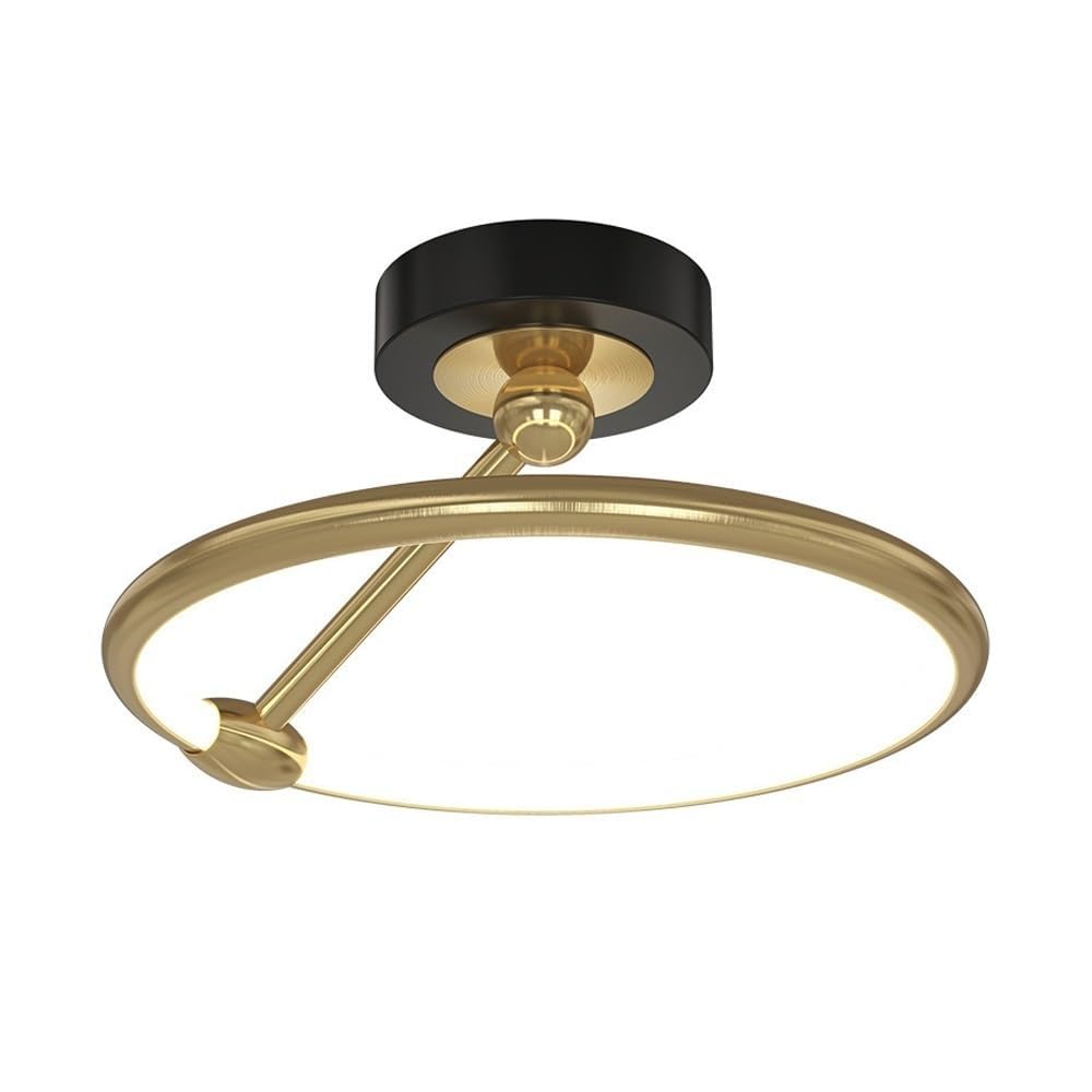 Plafonnier LED moderne en fer de qualité supérieure lustre géométrique noir