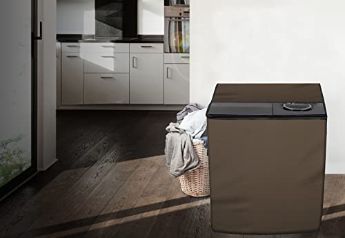Image of The Furnishing Tree Washing Machine Cover Beige Compatible for LG 6 KG Semi-Automatic Top Loading P6001RG