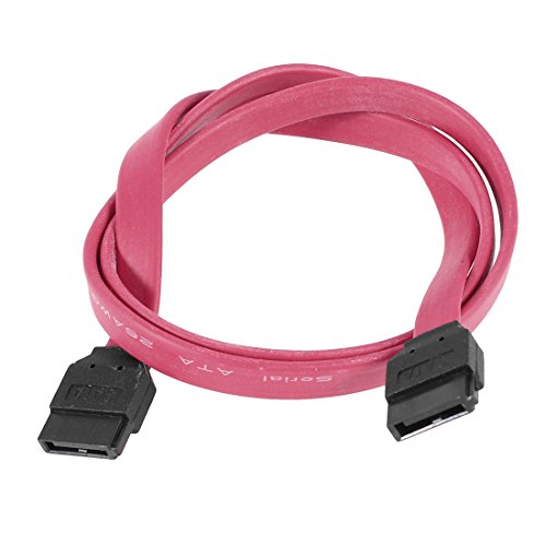 Cable SATA 7 Pin Serial ATA macho a macho rojo