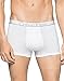 Calvin Klein Men's Underwear Id Cotton Trunks, White, Small