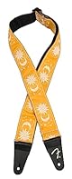 UNIQUE LOOK: Created to complement your favorite Fender guitars, the American Vintage II Sun Straps are offered in a variety of colors, bright each with a woven moon and sun design COMFORTABLE: The American Vintage II Sun Straps are made with a woven...