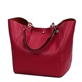 XIUsheUA Bolso bandolera grande de piel para mujer Bolsos de hombro cuero for mujer, bolsos mano gran capacidad, cruzados for, grandes y carteras(Color 8)