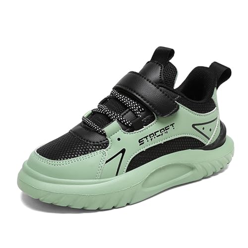 Boys Tennis Shoes Lace-Up Strappy Non-Slip Low Top Athletic Sneakers Lightweight Breathable Outdoor Sports Shoes4
