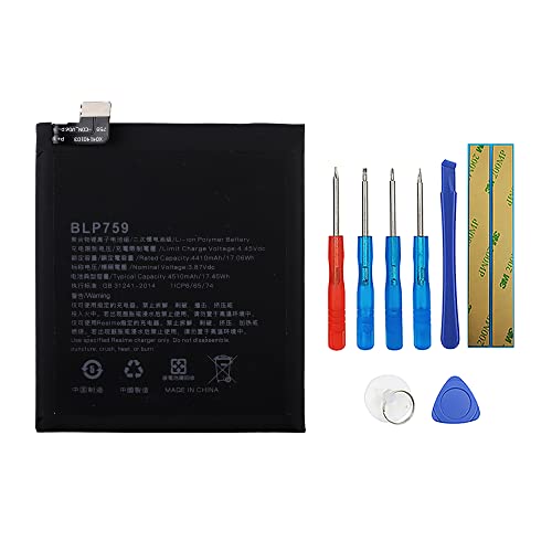 Swark Batería de repuesto BLP759 de 4410 mAh, compatible con OnePlus 8 Pro batería de repuesto con juego de herramientas