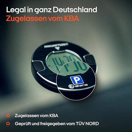 OOONO P-DISC NO1 - Elektronische Parkscheibe mit Zulassung fürs Auto - Automatische Digitale Parkscheibe Elektrisch mit Zulassung vom KBA… – Ansicht 4