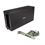StarTech.com Thunderbolt 3 to Firewire Adapter - 1394 FireWire - External PCIe Enclosure / Chassis plus Card - with DisplayPort Monitor Port (BNDTB1394B3)