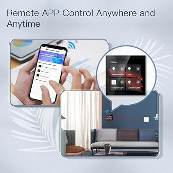 Smart Home Control Panel, voice control Interruptor Inteligente Smart Home With 4-inch touch screen for Smart Home Control