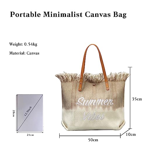 Bolso Tote para mujer estilo bohemio con borlas miniatura 3