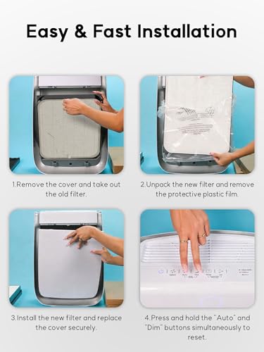Image of 3500 /3000 Replacement Filters for Air Doctor 3000 Serie Purifiers | 5-Pack 3000 Filter Set Compatible with AirDoctor AD3500 & AD3000, Comparable to Part # ADF3001 & ADF3010 (No Carbon Filters)