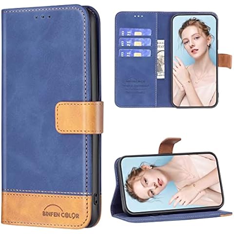 xinyunew for Oppo Find X5 Lite/Reno 7 5G Case Leather Wallet Book Flip Folio Stand View Cover Pouch Cover