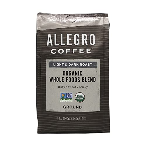 Allegro Coffee Organic Whole Foods Blend Ground Coffee #TOP22