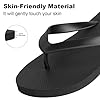 Aomig Unisex Flip Flops, Womens Ladies Mens Rubber Flip Flops, Beach Flip Flop Pool Shoes, Women's Slim Flip Flop, Slip-Resistant Flat Flip Flops for Holiday Beach Pool Jelly Sandals Sliders(9/10) #4