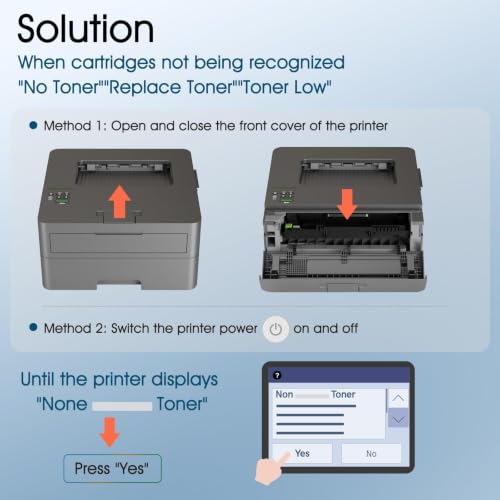 Image of TN830 TN830XL 830 XL /V /R Toner for Brother Printer DCP-L2640DW HL-L2460DW | Compatible for Brother MFC-L2820DW TN-830 TN-830XL TN 830 XL Cartridge HL-L2405W HL-L2400D Printer High Yield 4 Black Printer