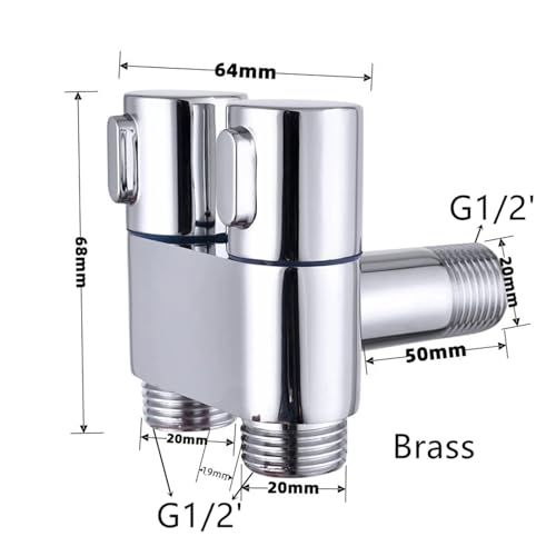 Grifo de latón cromado de alta resistencia con rosca G1/2' 6