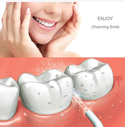 ProMedix PR-770 Elektrische Munddusche Reisemunddusche | Wasser-Flosser Oral Irrigator Zahnreinigung Zahnpflege 4 Düsen Drahtlos (Schwarz) – Bild 7