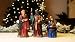 Set of 4 Following Star with Gifts 10 inch Resin Stone Nativity Figurines