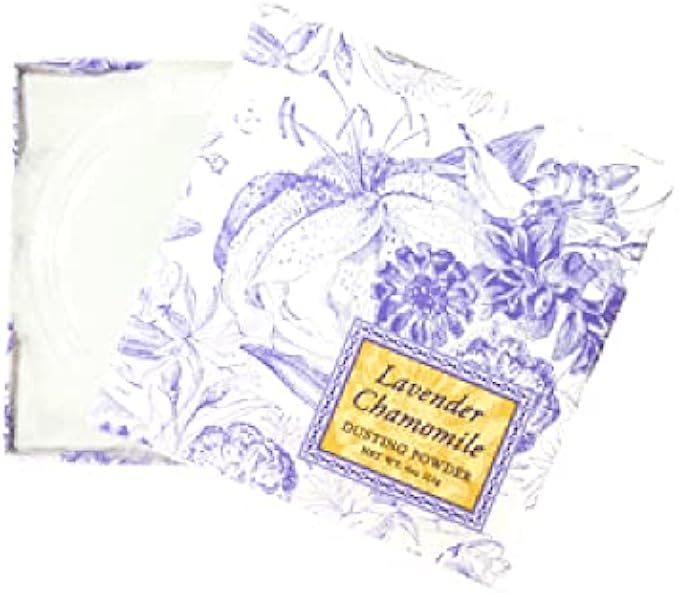 Set of 4 Greenwich Bay Trading Co. Dusting Powder, 4 Ounce, Lavender Chamomile