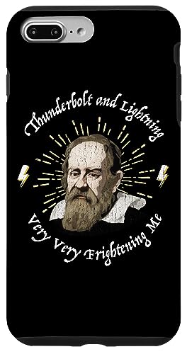 Funny Galileo Thunderbolt Lightning Very Frishening Me Meme X}zP[X iPhone 7 Plus/8 Plus p