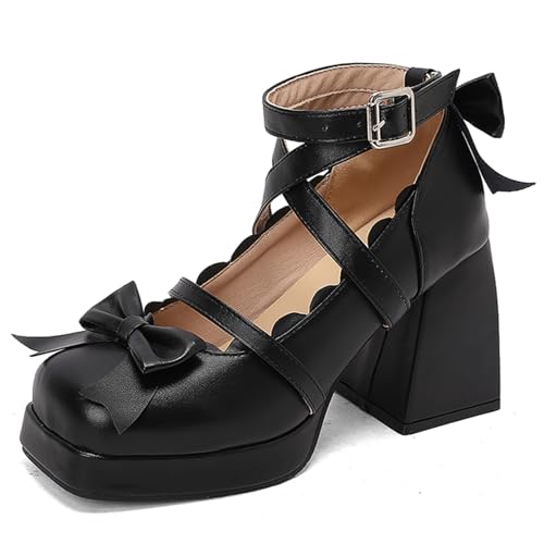 Chaussures Mary Jane Lizoleor finitions soignées et talon compensé stable