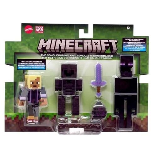 Minecraft Vanilla Conqueror Kai Figurine d'action 8,3 cm Ă partir de 6 ans