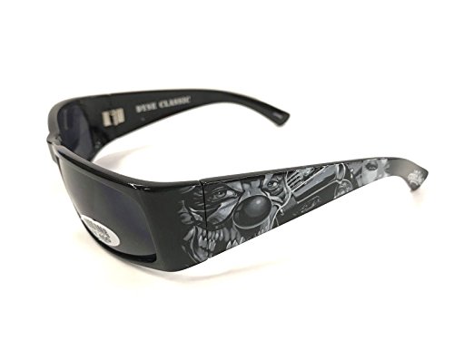 Authentic Dyse One Shades Scary Clown Car Payaso Black Sunglasses California Lowrider Style2