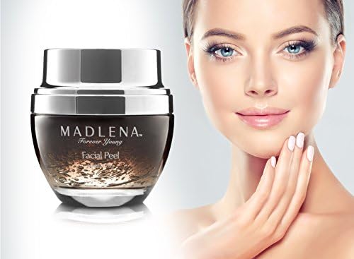 Madlena Platinum-Infused Anti-Aging Facial Peel - Anti-Wrinkle Face Peeling Gel for Flawless Skin - Reduce Lines and Sun Spots - Eliminate Acne and Blemishes - Moisturize and Replenish