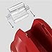 Acrimet Premium Desktop Tape Dispenser, Plastic, Non-Skid Base (Heavy Duty) (Red Color)