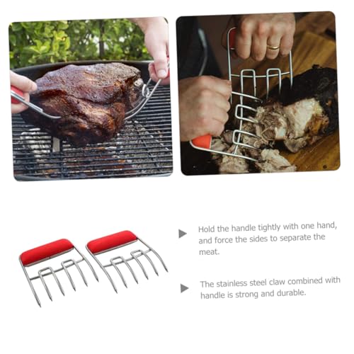 FUNOMOCYA 2 Pçs Porky Pata Churrasco Carne De Porco Triturador Triturador De Carne De Porco Ferramen