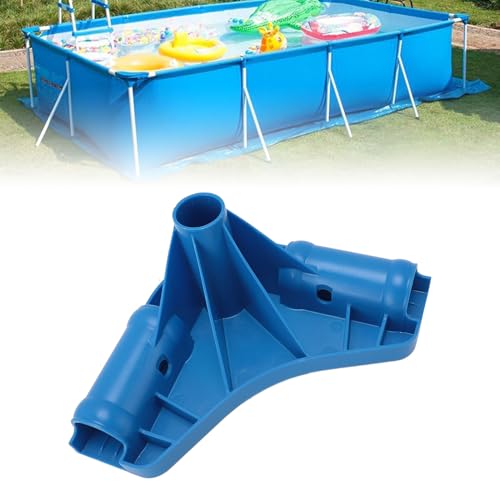 Conector de esquina para estructura de piscina, junta en T reforzada de polipropileno para patas y vigas, soporte de esquina para marco de piscina miniatura 4