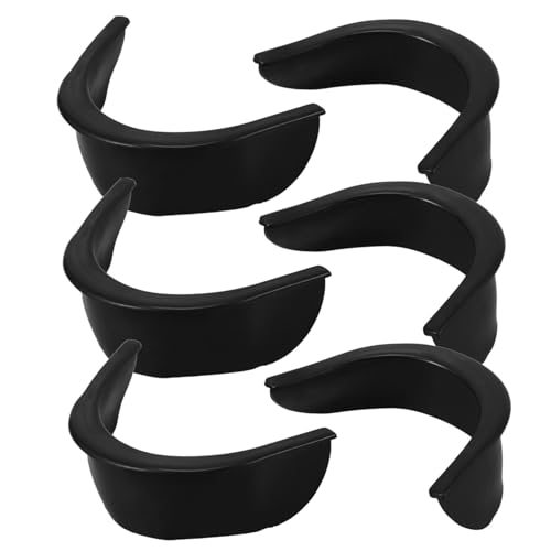 Fundas de caucho para troneras de billar negro (6 piezas) para proteger tu mesa