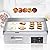 110v 3000w Commercial Electric Countertop Grill Flat Top Grill Hot Plate Grill, Adjustable Thermostat Control, Stainless Steel Restaurant Grill Stainless Steel Electric Countertop Frying Pan