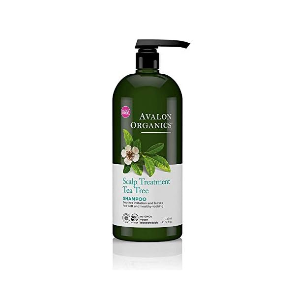 Avalon Organics Scalp Treatment Shampoo, Tea Tree, 32 Oz