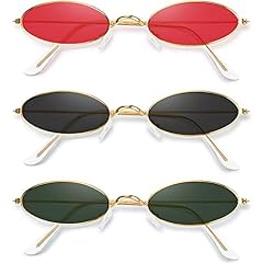 Dark Green Lens, Grey Lens, Red Lens