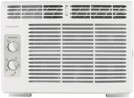Frigidaire 5,000 BTU Window-Mounted Air Conditioner, Cools Up to ...