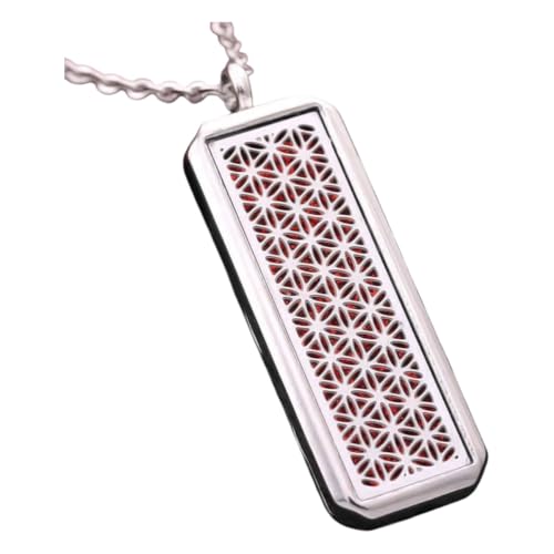 New 2026 Aromatherapy Jewelry Rectangle Stainless Steel Magniticic Pendant Perifume Essential Orii Locket Necklace Fashion Accessories Trendy Jewelry Fashion Festival