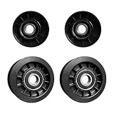 SWTHM 2 poleas tensoras planas GX20287 de repuesto de 3.35 pulgadas y 2 poleas tensoras en V GX20286 de 2.8 pulgadas, kit tensor de correa de transmisión...