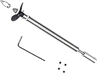 Vista 1 de Jutagoss Hélice del eje de transmisión para RC Boat L 11.811 in Eje,Manga L250mm,Hélice D36mm para eje de motor de 0.157 in